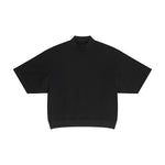 Oversized Mock Neck Short Sleeve T-shirt