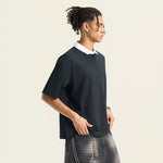 Minimalist Everyday Soft Knit Casual Tee