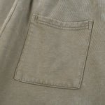 Washed Faded Cotton Sweatshorts