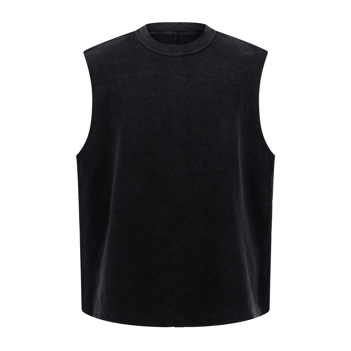 Vintage Washed Knitted Sleeveless Fitted Tank Top