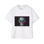 Hip Hop Music Lover Skull Graphic Tee-INNBLAC Fashion Apparel