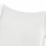 Solid Slim Fit Cropped Hot Girl Tee