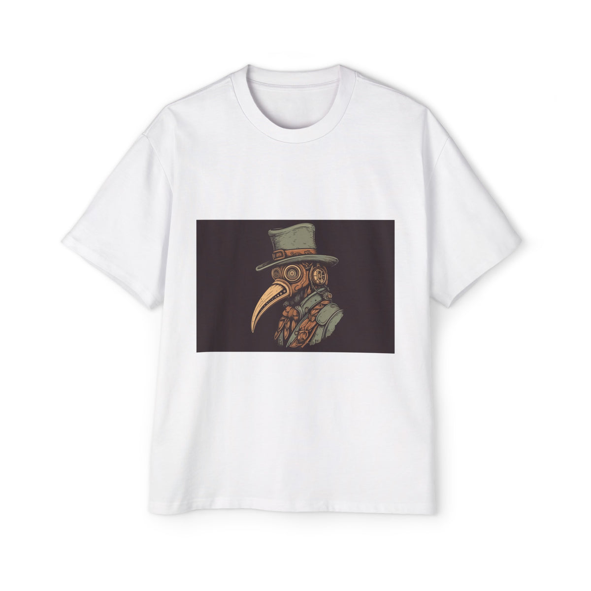 Steampunk Plague Doctor Vintage Graphic Tee-INNBLAC Fashion Apparel