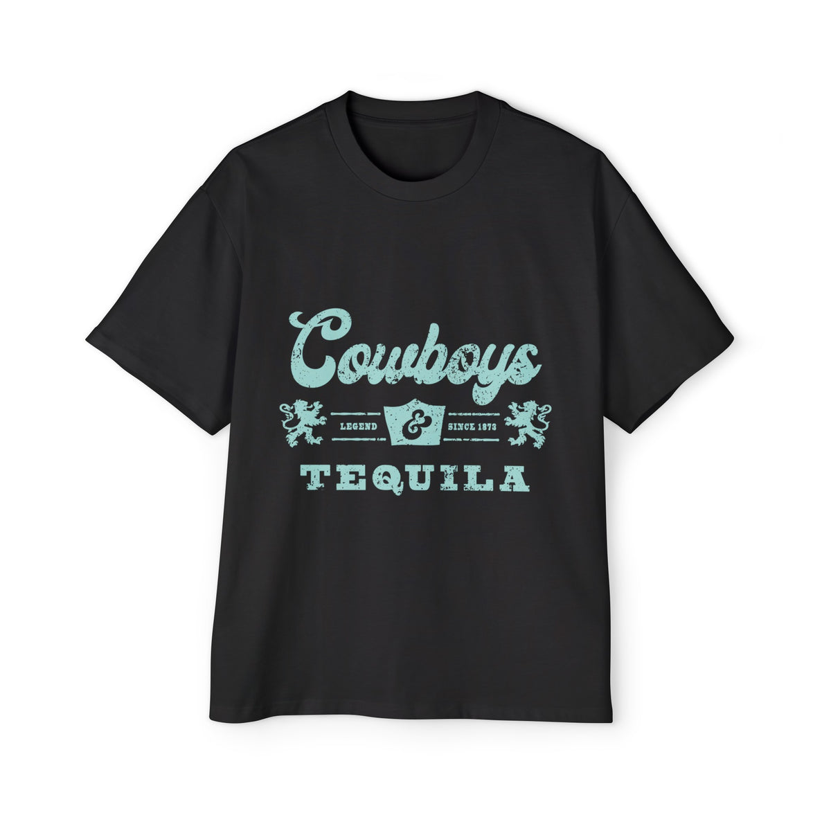 Cowboys And Tequila Graphic Tee-INNBLAC Fashion Apparel