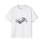 Harmonica Heartbeat Graphic Tee-INNBLAC Fashion Apparel