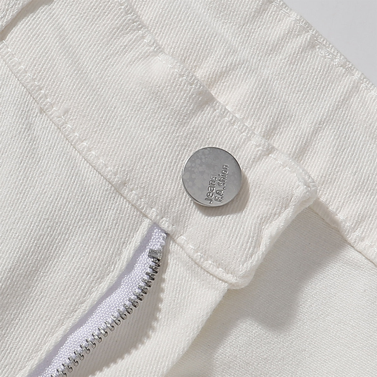 Snap Detail Slight Flared Hem Cargo Pants