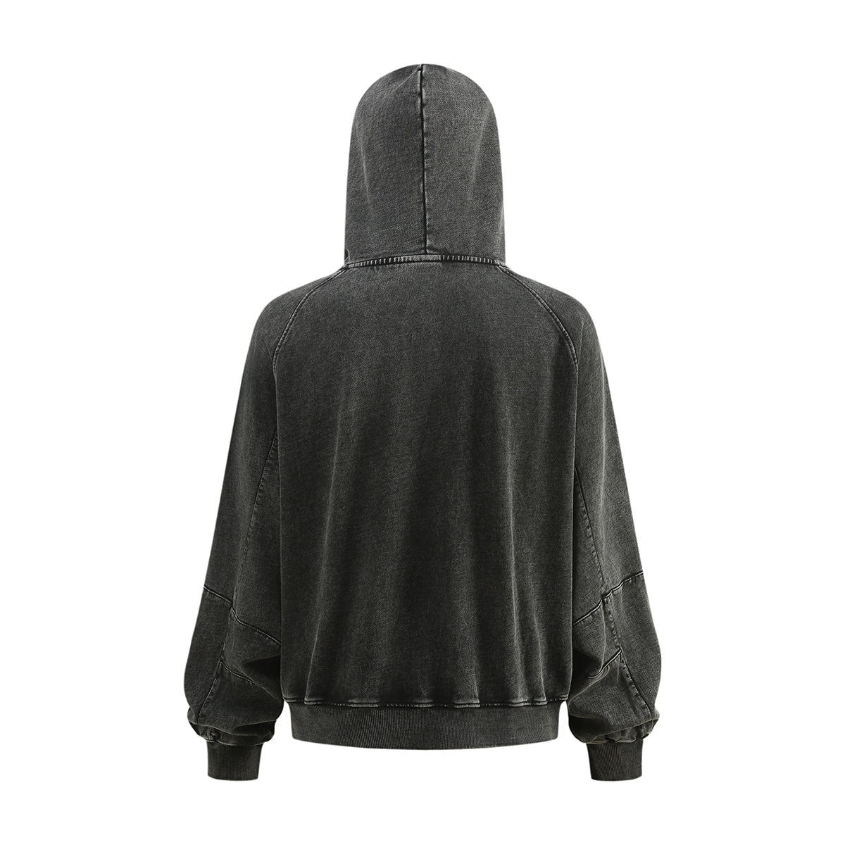 Heavyweight Washed Cotton Boxy Hoodie