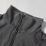 Deconstructed Denim Bomber Jacket