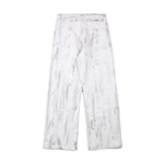 White Tie-Dye Baggy Denim Jeans-INNBLAC Fashion Apparel