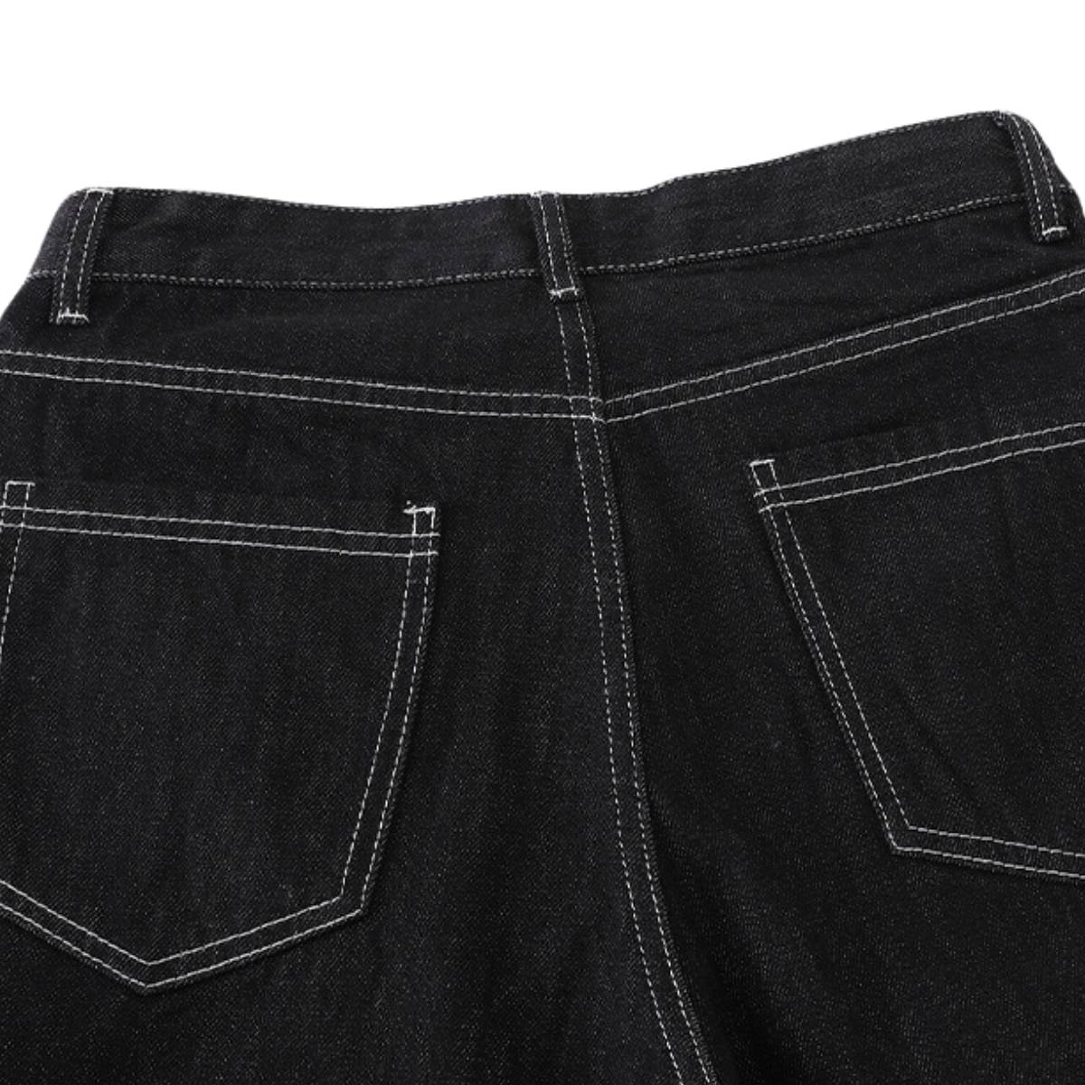 Y2K Star Mesh Layered Spliced Lace Baggy Wide-Leg Jeans