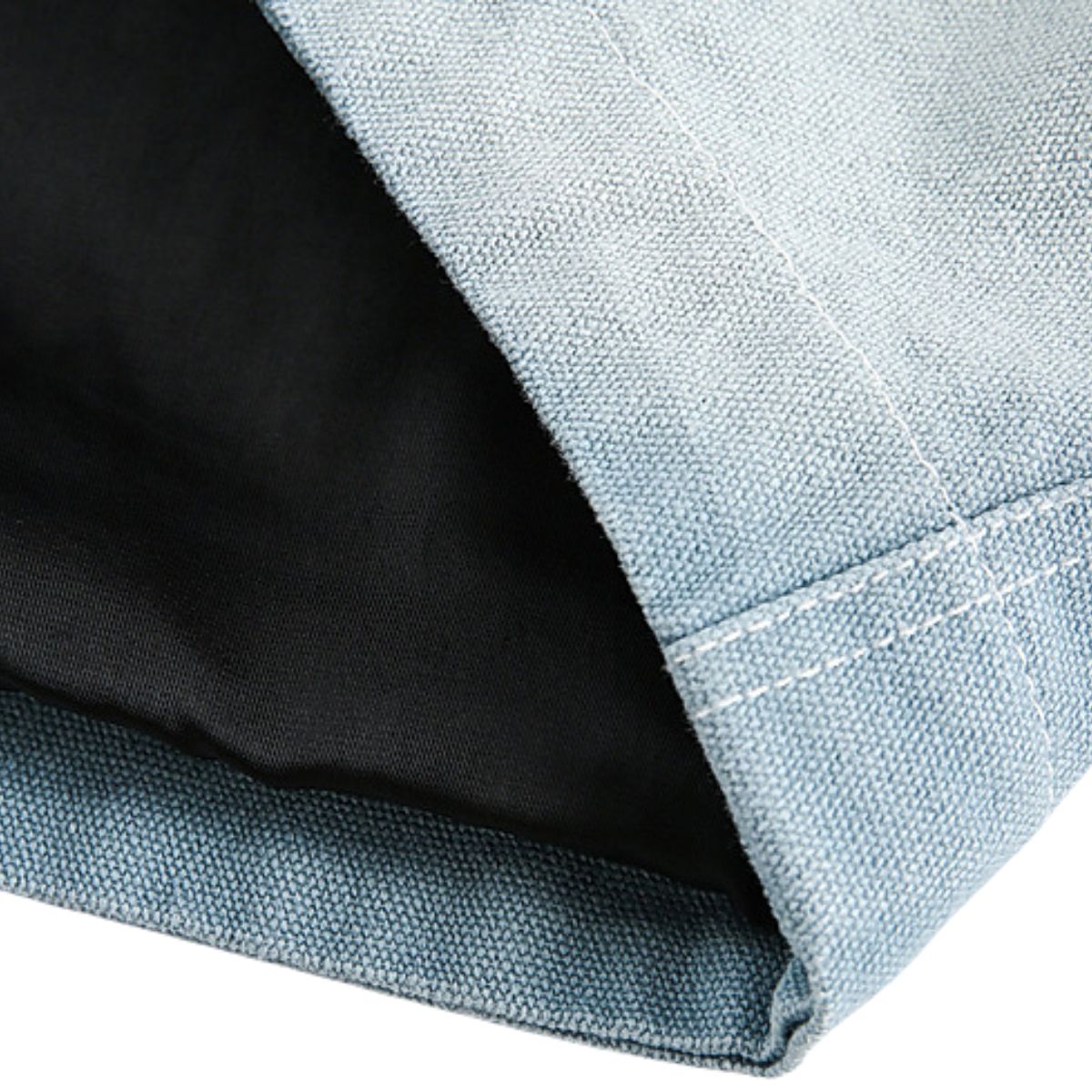 Men's Vintage Washed Splatter Ombre Denim Utility Jacket