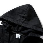 Distressed Cut-Out Denim Hooded Vest