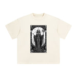 Mystery Skeleton Tarot Card Graphic Tee-INNBLAC Fashion Apparel