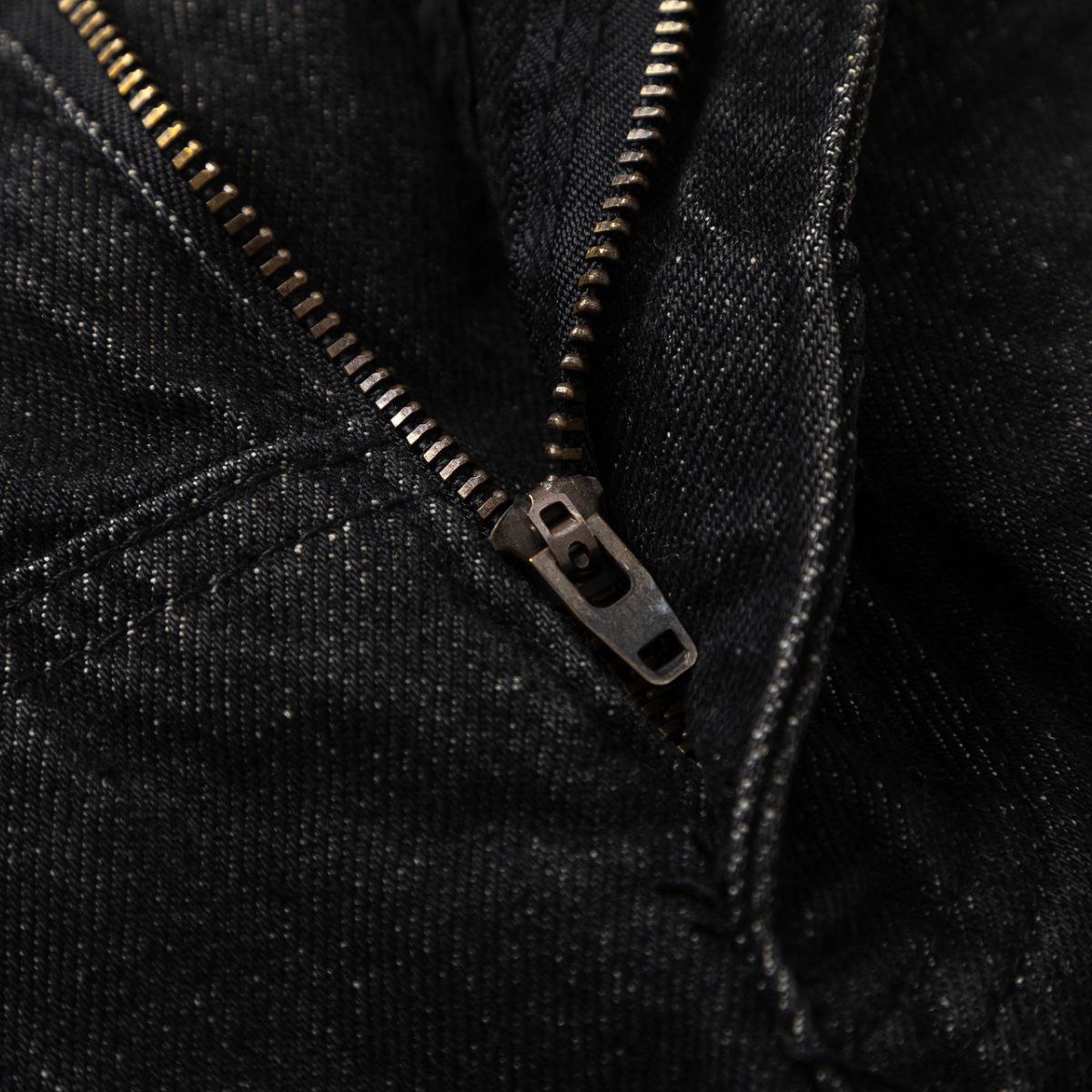 Vintage Washed Black Whiskered Wide Leg Jeans