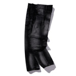 Heavy Wash High-Rise Straight Leg Jeans