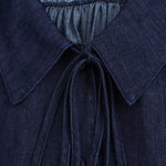 Fashionable Loose Casual Denim Lapel Shirt