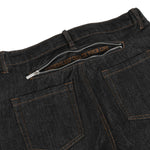 Washed Distressed Wide Leg Denim Jeans