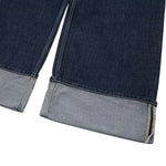 Indigo Cuffable Hem Baggy Jeans