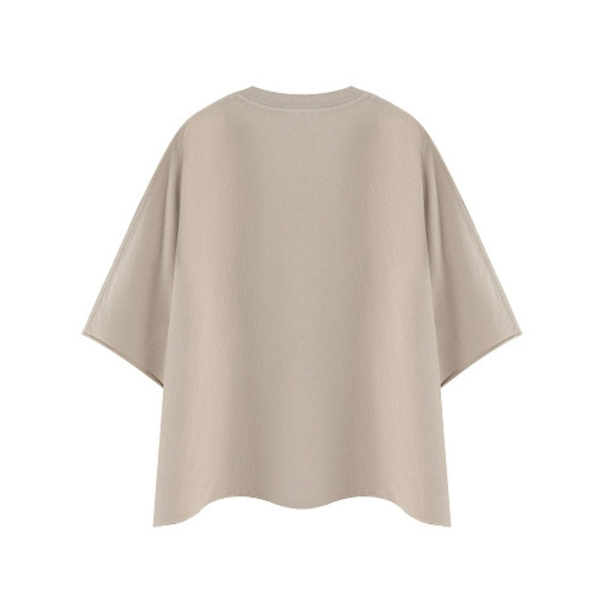 Washed Boxy Cropped Raglan Tee