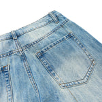 Light Washed Vintage Wide Leg Denim Jeans
