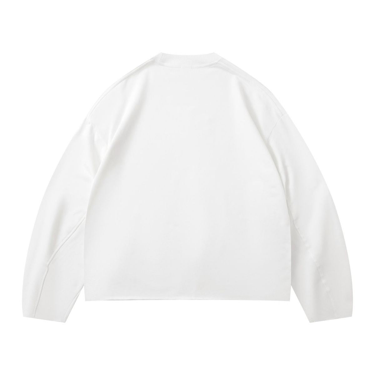 Curved Sleeve Modal French Terry Long Sleeve Tee