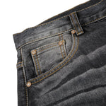 Vintage Washed Barrel Leg Distressed Jeans