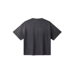 Oversized Heavy Washed Destroyed Cotton Tee
