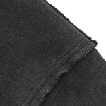 Raw Edge Boxy Washed Cotton Hoodie