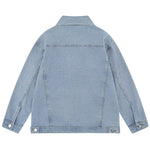 Unisex Retro Street Washed Vintage Denim Jacket
