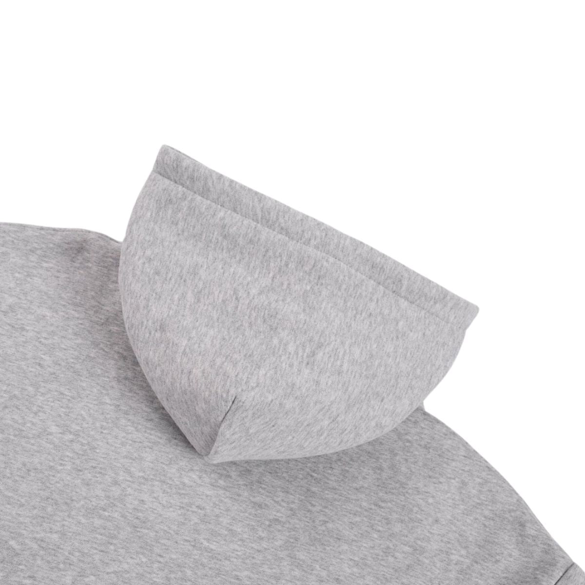 Snow Wash Broken-Seam Color Contrast Webbing Fleece Hoodie