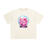 Valentine Love Globe Graphic Tee-INNBLAC Fashion Apparel