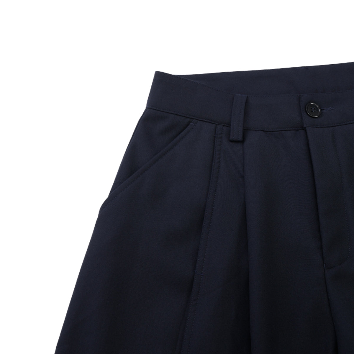 Solid Color Wide Leg Casual Pants