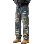Smoke Rise Vintage Loose Fit Ripped Jeans
