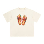 Summer Vacation Slippers Graphic Tee-INNBLAC Fashion Apparel