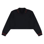 410G Heavyweight Cotton Cropped Sweatshirt | Coverstitch Detail Street Pullover