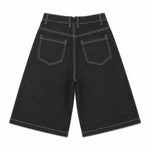 Bermudas con lavado vintage y salpicaduras de tinta