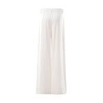 Old Money Cotton Linen Wide Leg Trousers
