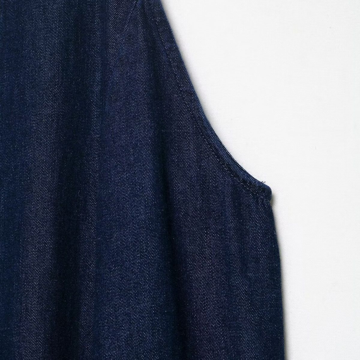 Women's Halter Neck Denim Maxi Dress