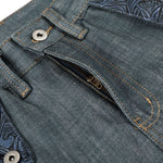 Raw Wash Wide Leg Selvedge Jeans