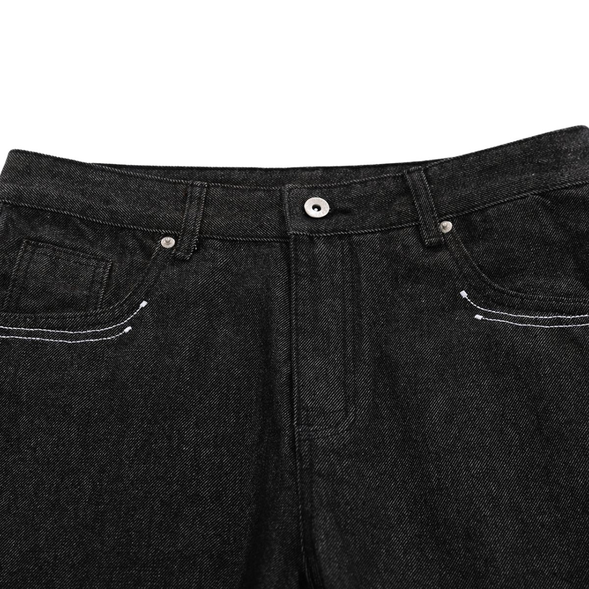 Vintage Raw Denim Wide Flare Jeans