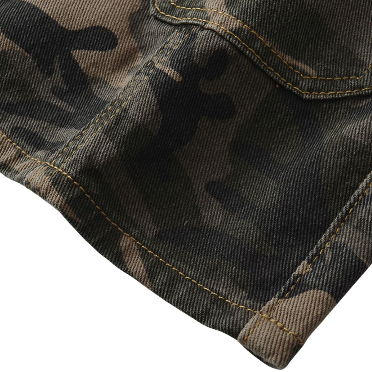 Women's Camouflage Denim Mini Skirt
