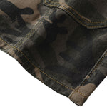 Women's Camouflage Denim Mini Skirt
