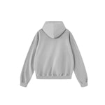 Sudadera con capucha pesada de color sólido