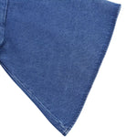 Vestido midi vaquero sin mangas con botones y aberturas en la parte delantera