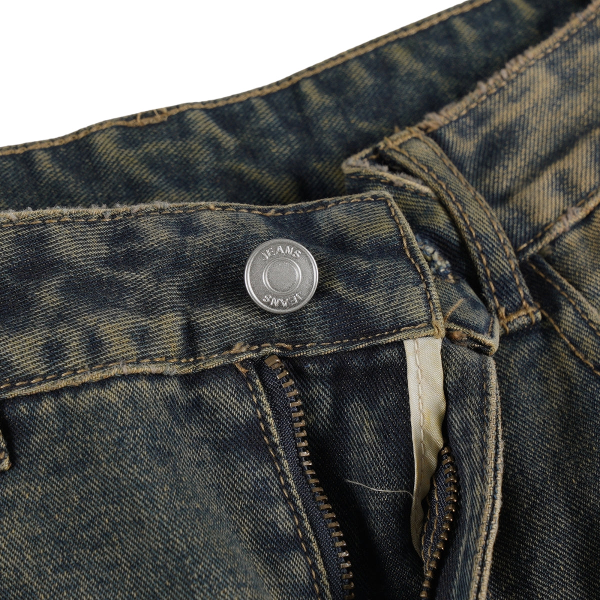 Light Blue Vintage Wash Baggy Jeans