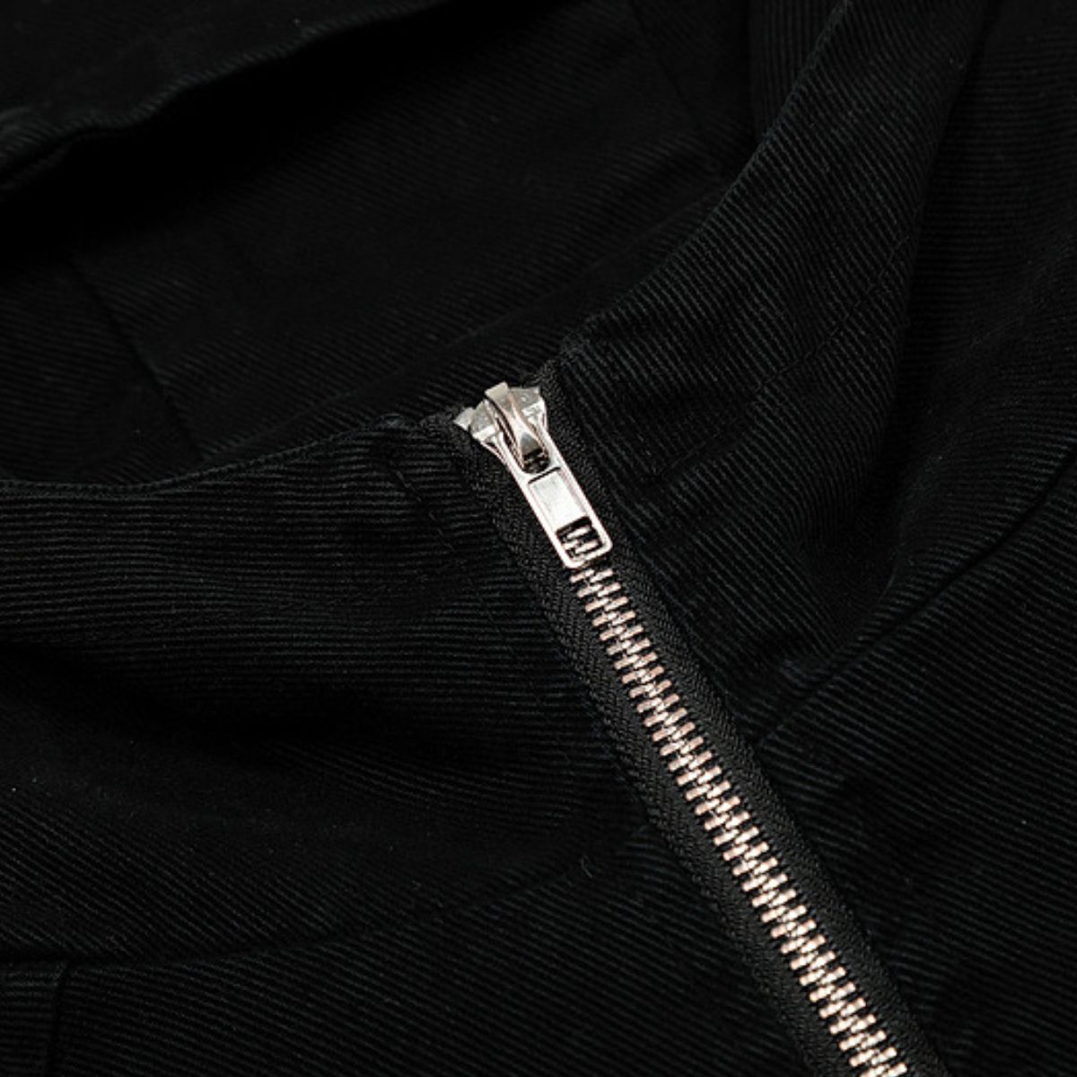 Vintage Washed Hooded Denim Work Jacket for Men