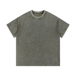 340G Vintage Wash Waffle Knit Relaxed Fit T-Shirt