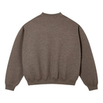 Loose Drop Shoulder Crew Neck Sweatshirt Casual Pullover