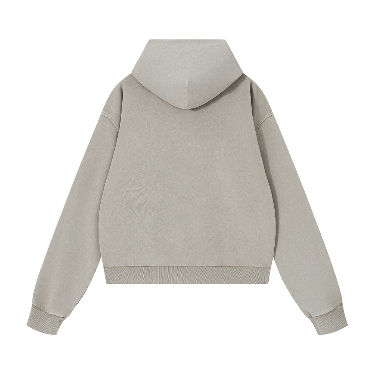 Washed Distressed Loose Casual Hoodie