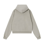 Washed Distressed Loose Casual Hoodie